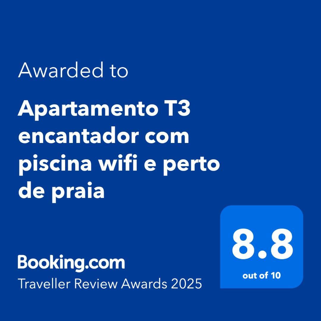 Apartamento T3 Encantador Com Piscina Wifi E Perto De Praia Santa Maria Buitenkant foto